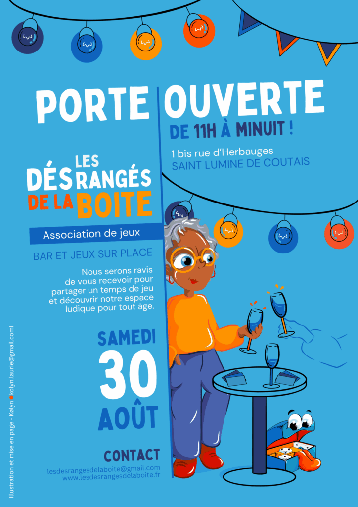 Porte ouverture ludothèque Samedi 30 août 2025